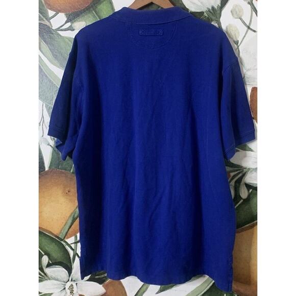 Duluth Trading Mens XL Blue Short Sleeve Polo Shirt 100% Cotton - Picture 5 of 5